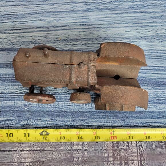 Vintage Arcade Allis-Chalmers tractor diecast heavy missing seat/man rustic - Picture 2 of 8